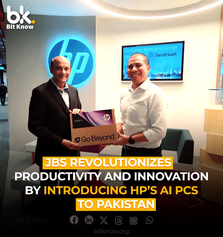 JBS Revolutionizes Productivity and Innovation by Introducing HP’s AI PCs to Pakistan