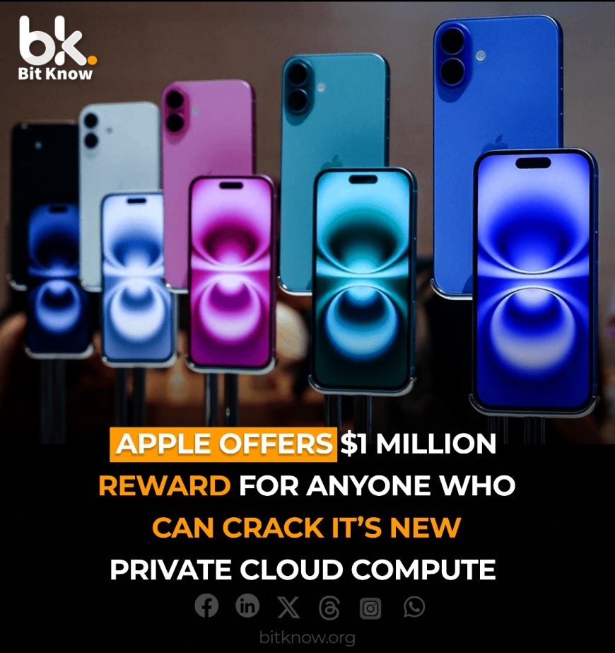 Apple Offers $1 Million Reward for Anyone Who Can Crack Its New Private Cloud Compute