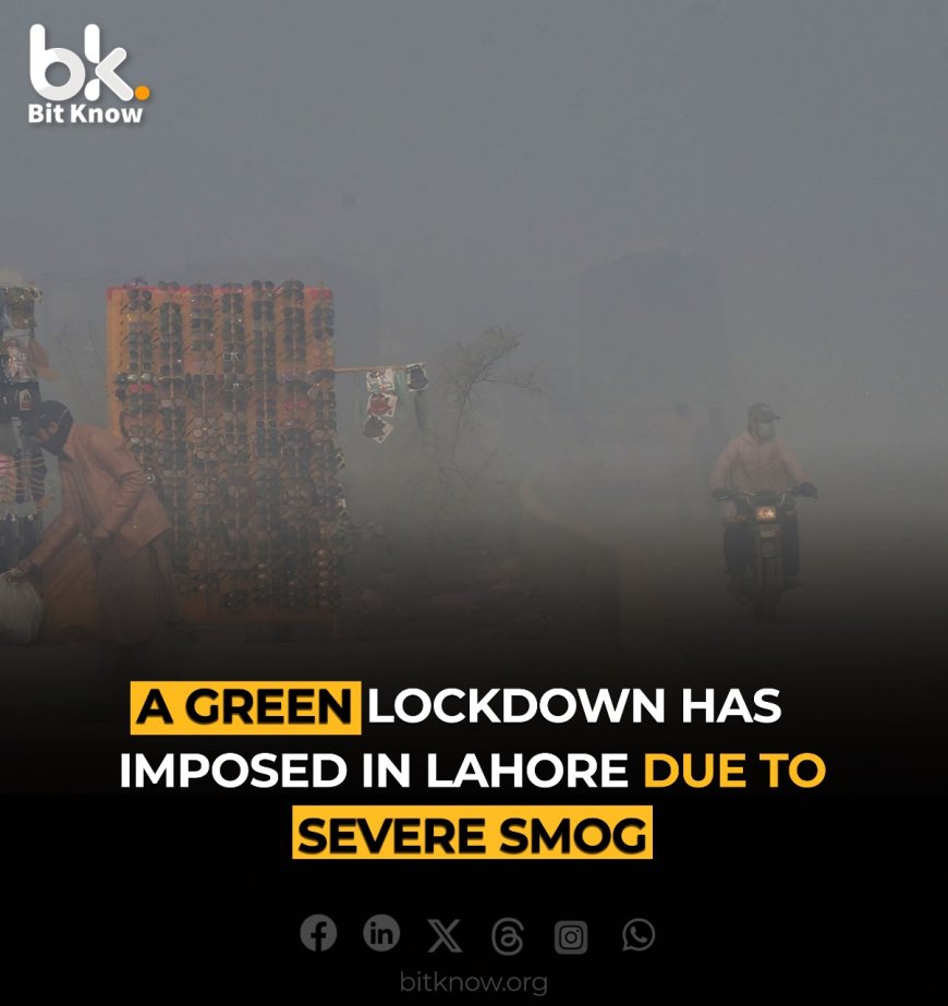 Green Lockdown Imposed in Lahore Due to Severe Smog