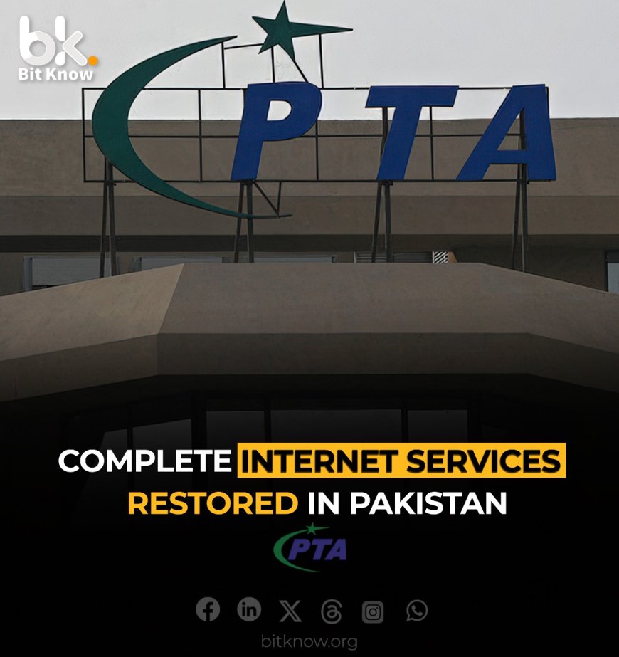 Internet services restored: PTA