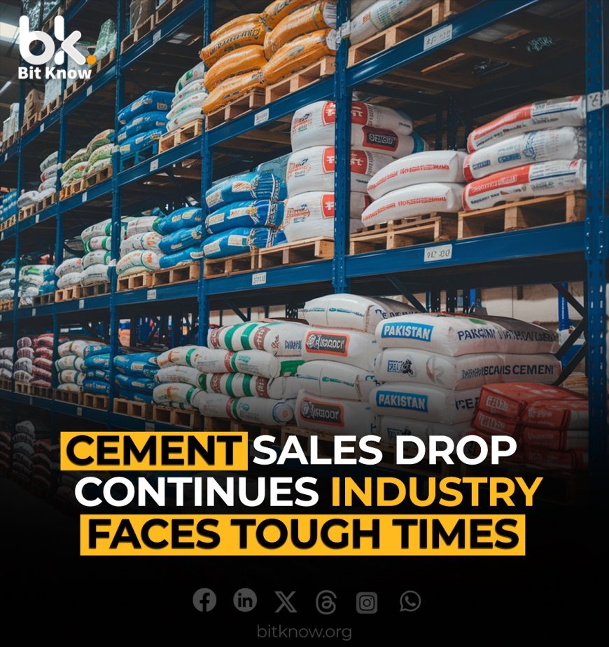 Cement Sales Drop Continues Industry Faces Tough Times