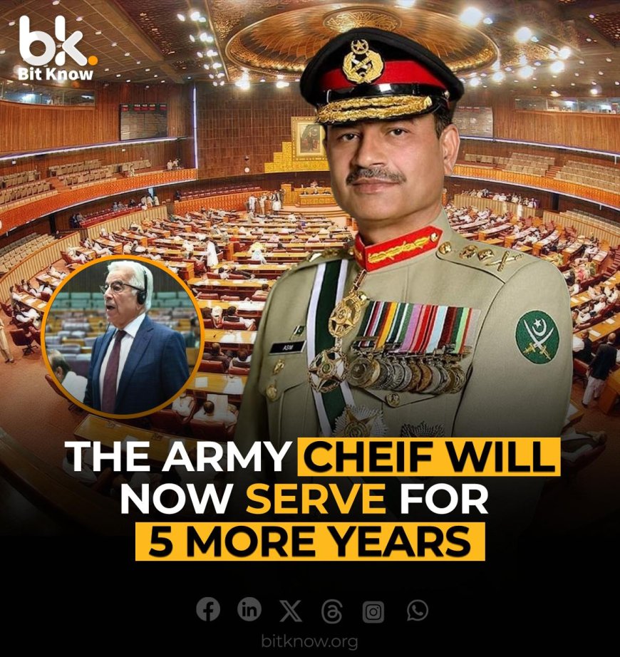 Army chief’s tenure extended to 5 years