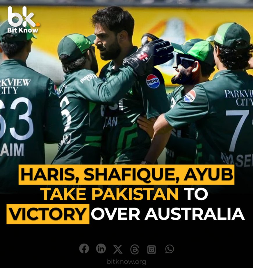 Haris, Shafique, Ayub Shine as Pakistan Levels ODI Series Against Australia