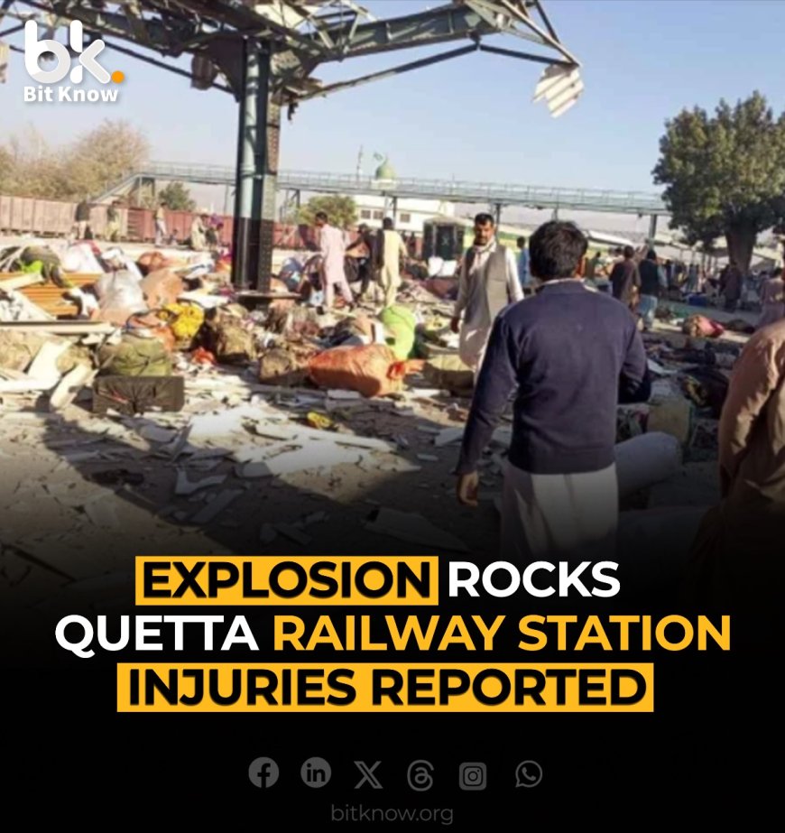 Explosion Rocks Quetta Railway Station Injuries Reported