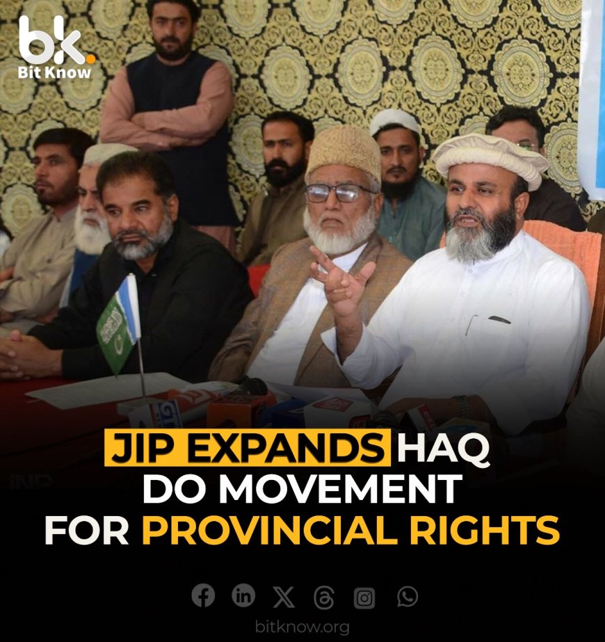 JI Expands Haq Do Movement for Provincial Rights