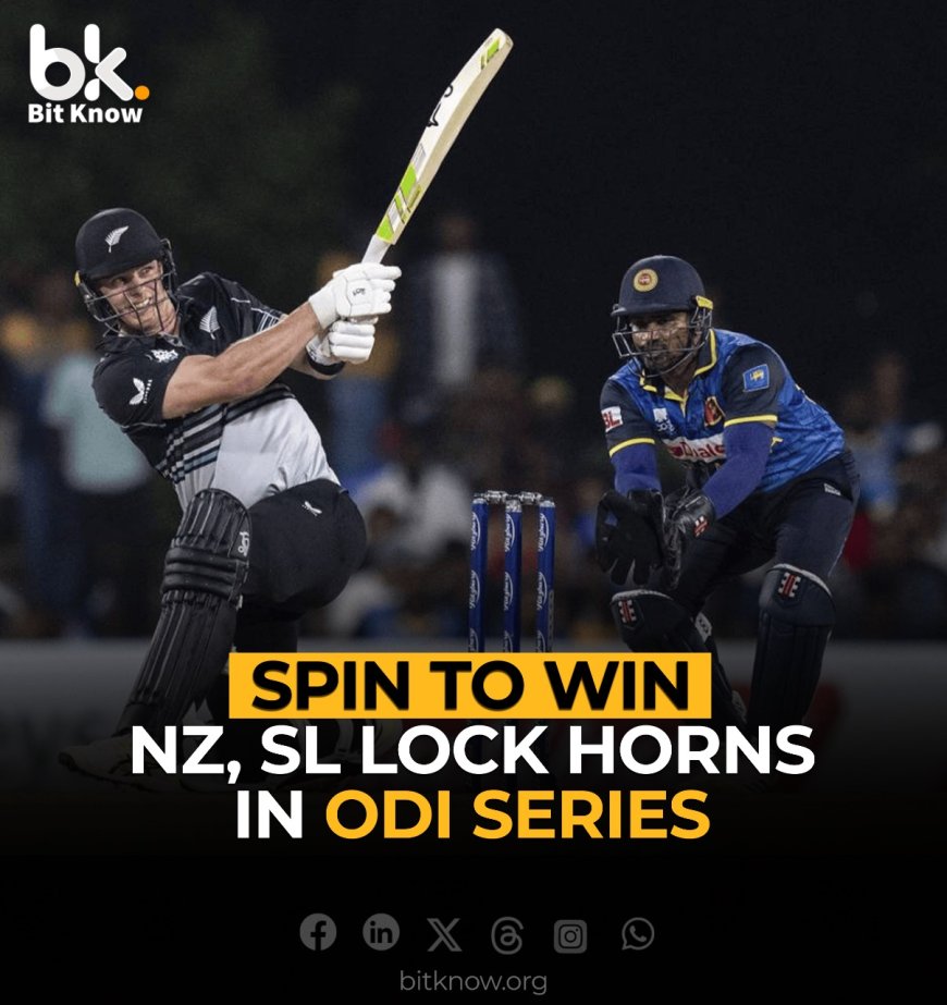 Spin to Win: NZ, SL Lock Horns in ODI Series