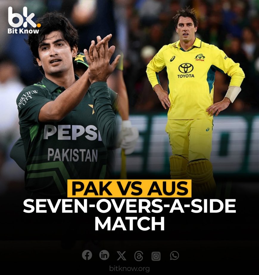 Rain-Curtailed Thriller: Pakistan and Australia to Clash in a Seven-Over Showdown