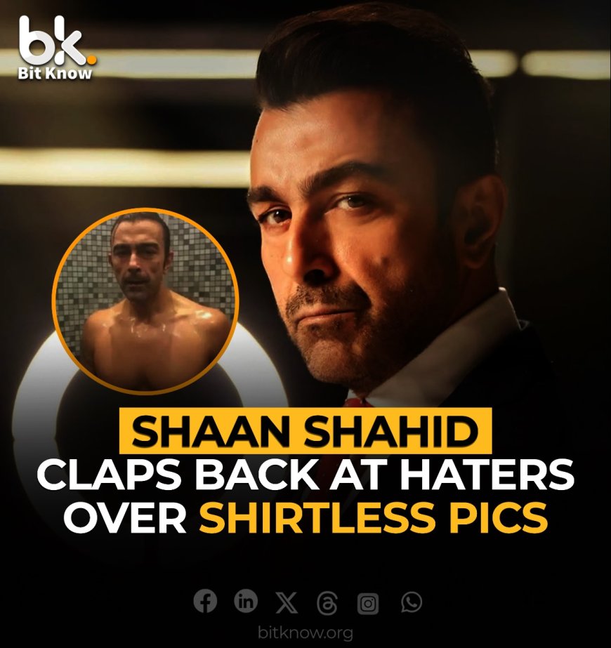 Shaan Shahid Claps Back at Haters Over Shirtless Pics