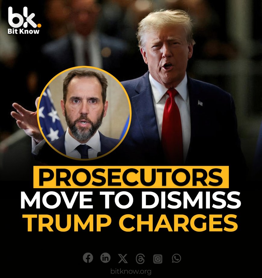 Prosecutors Move to Dismiss Trump Charges