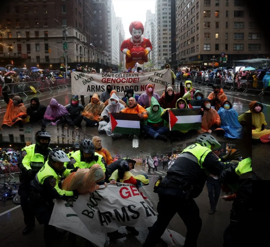 Thanksgiving March Meets Protest: Activists Arrested at New York Parade