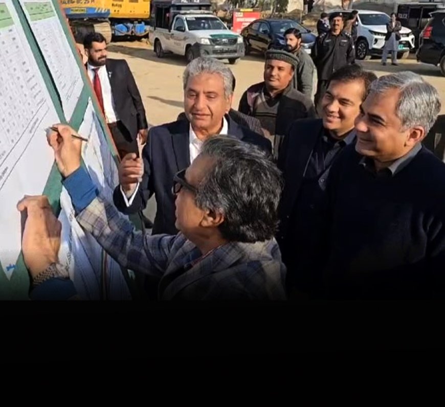 Mohsin Naqvi Reviews F-8, Serena Chowk Interchange Projects