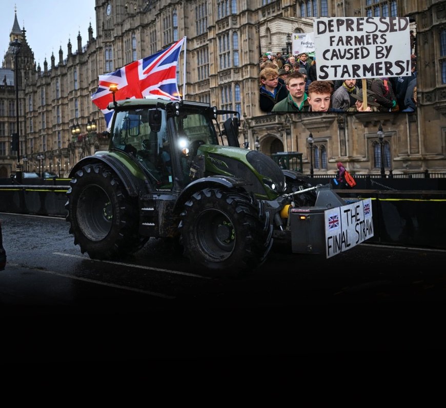 London's Streets Turn Rural as Farmers Protest Tax Changes