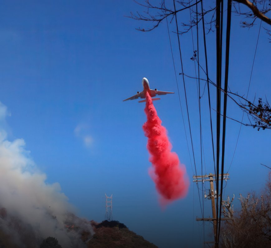 What Is the Pink Fire Retardant Dropped on Los Angeles Wildfires?