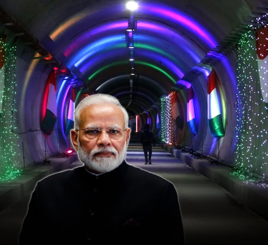 Indian PM Inaugurates Strategic Tunnel Near China and Pakistan Border