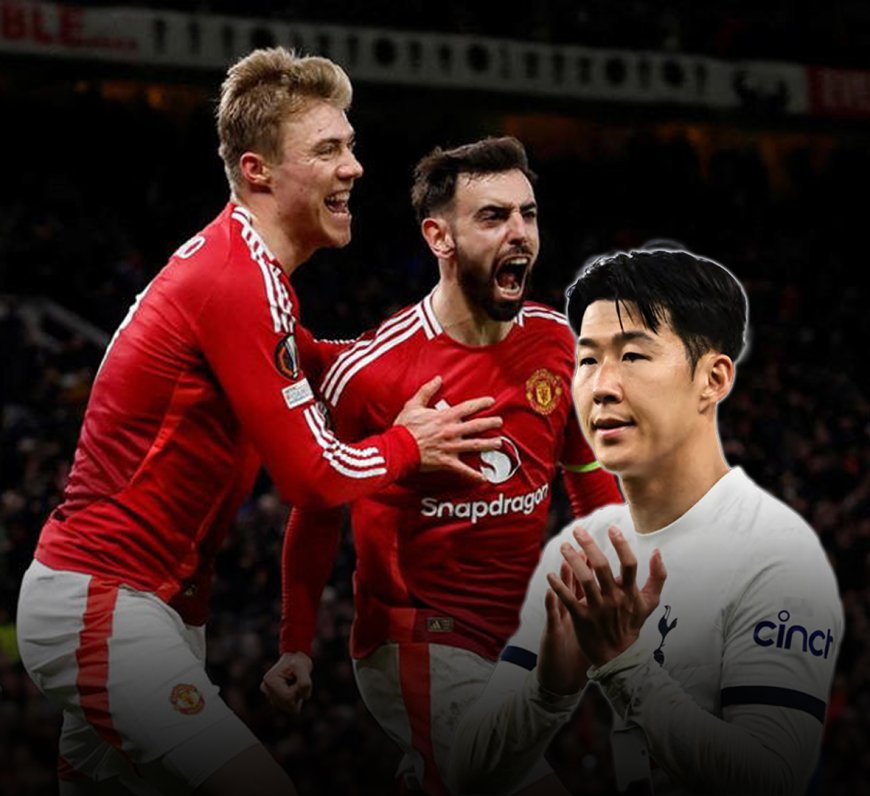 Fernandes Seals Dramatic Win for Man United; Son Shines in Spurs Victory