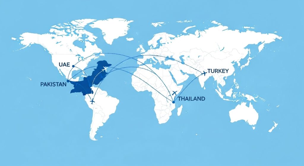 Multi-Country Travel Map