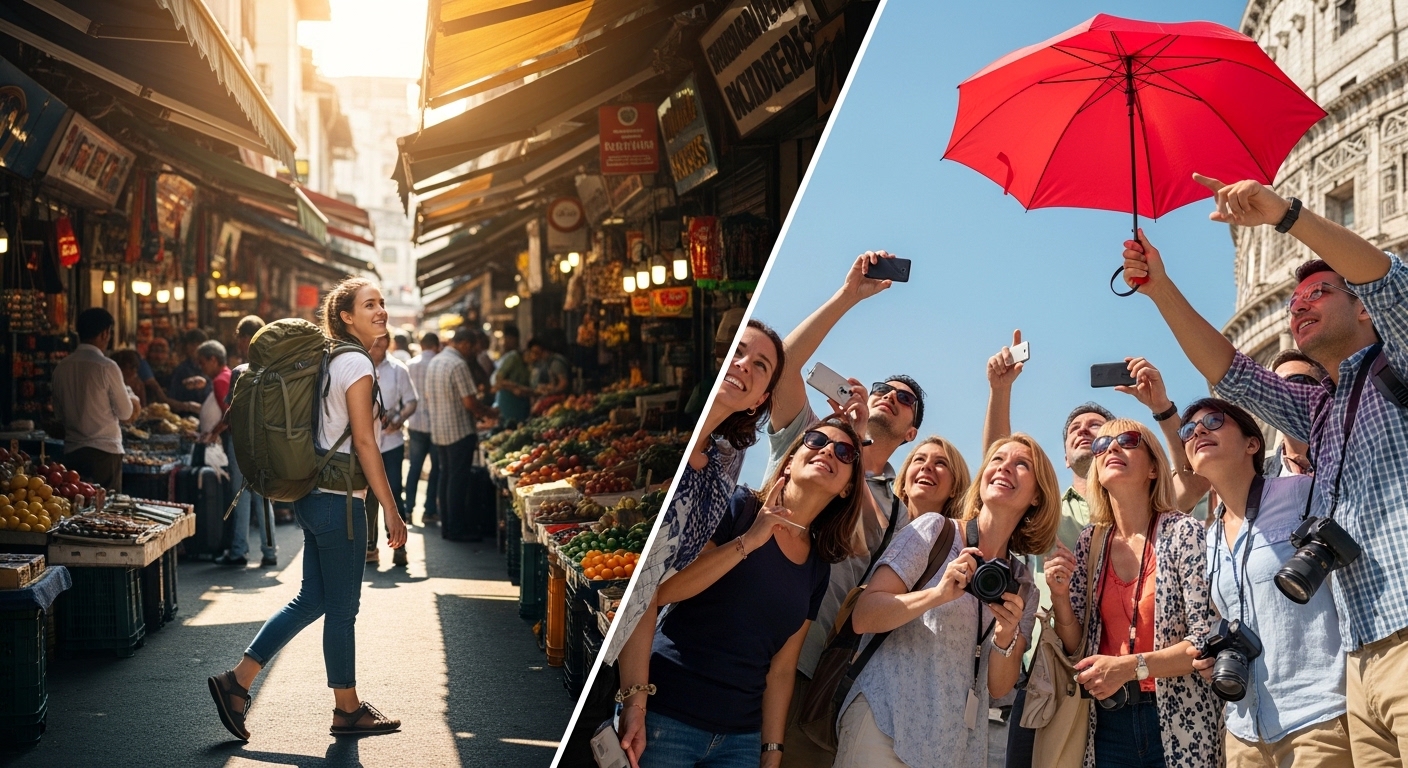 Difference between travel and tour